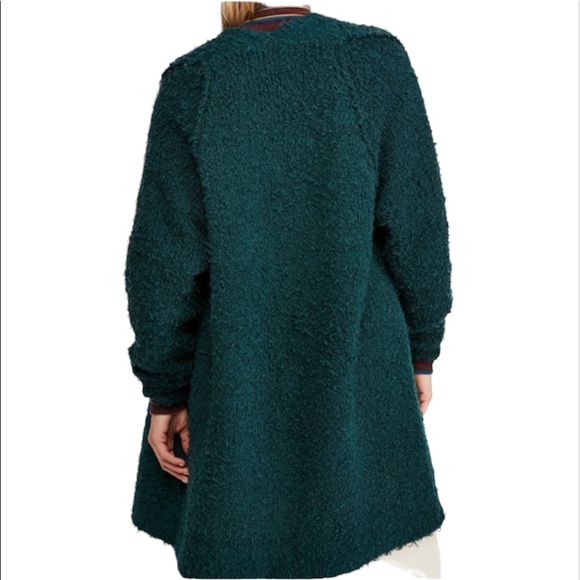 Free People Once in A Lifetime Fuzzy Long Cardigan Size S NEW - Picture 2 of 10